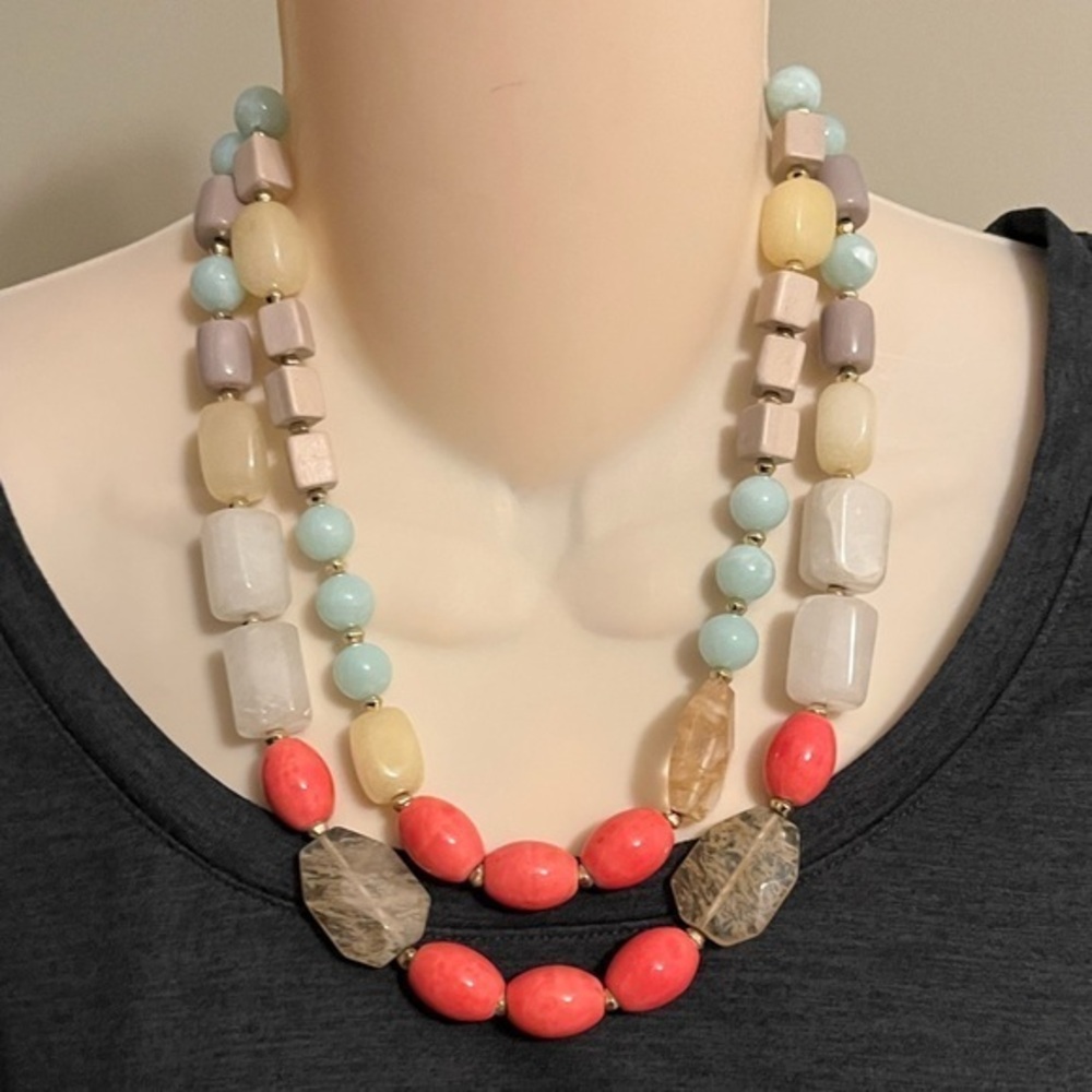 LOFT Multicolor Beaded Necklace
